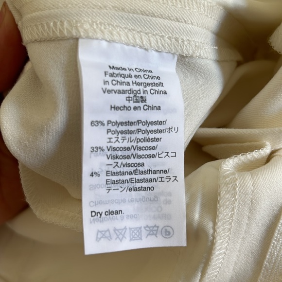 NWT J. Crew Slim Ankle Dress Pant in Ivory - Picture 5 of 5